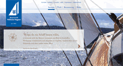 Desktop Screenshot of bootswerft-wagner.com